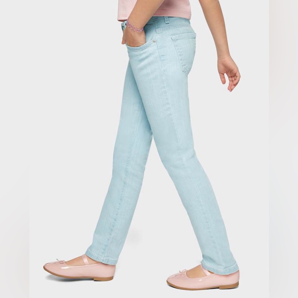 PLACE Girls Denim Super Skinny Stretch Light Blue Jeans - Picture 2 of 16